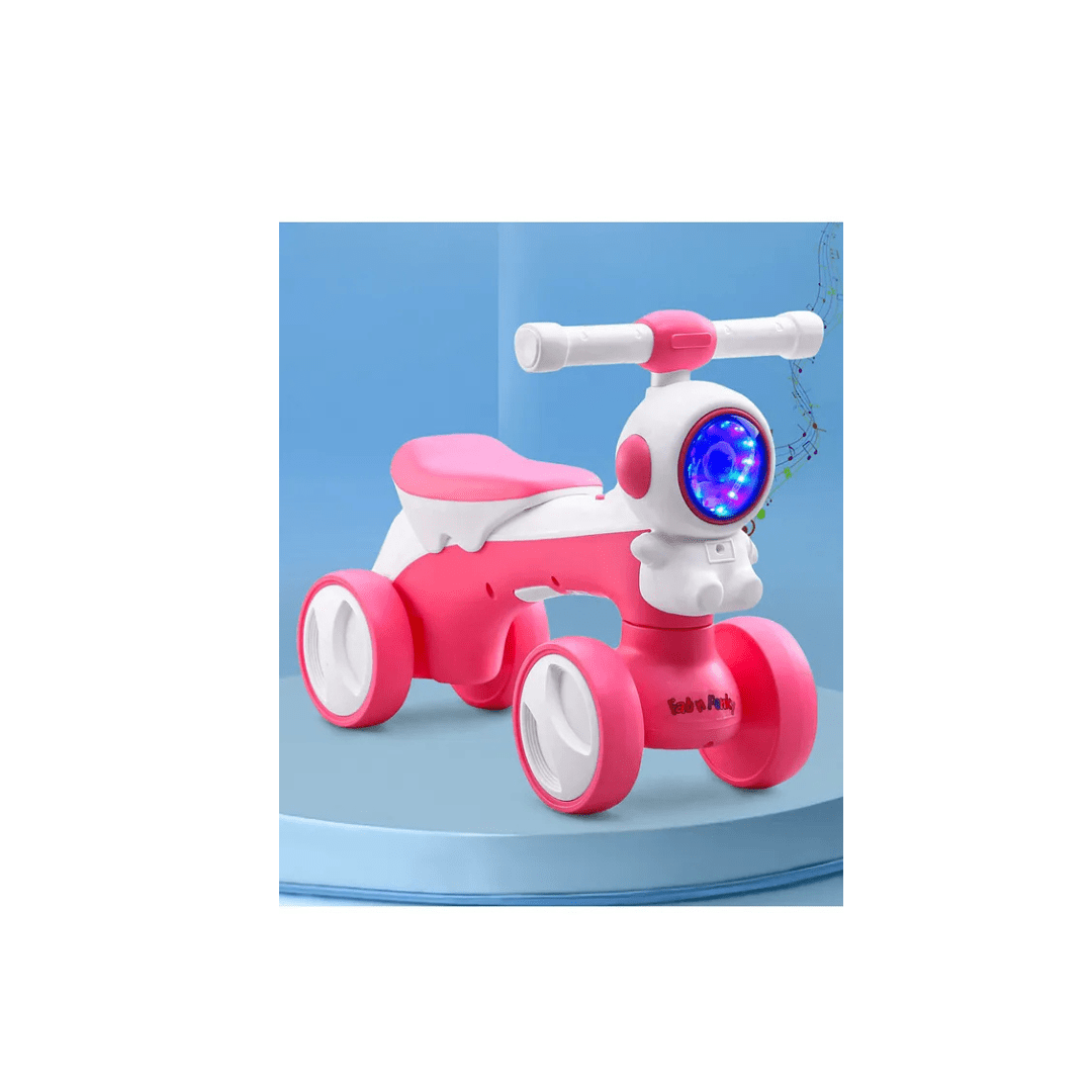 Baybee Toys Baybee Astronaut Shape Manual Push Ride on with LED Lights & Music For Kids