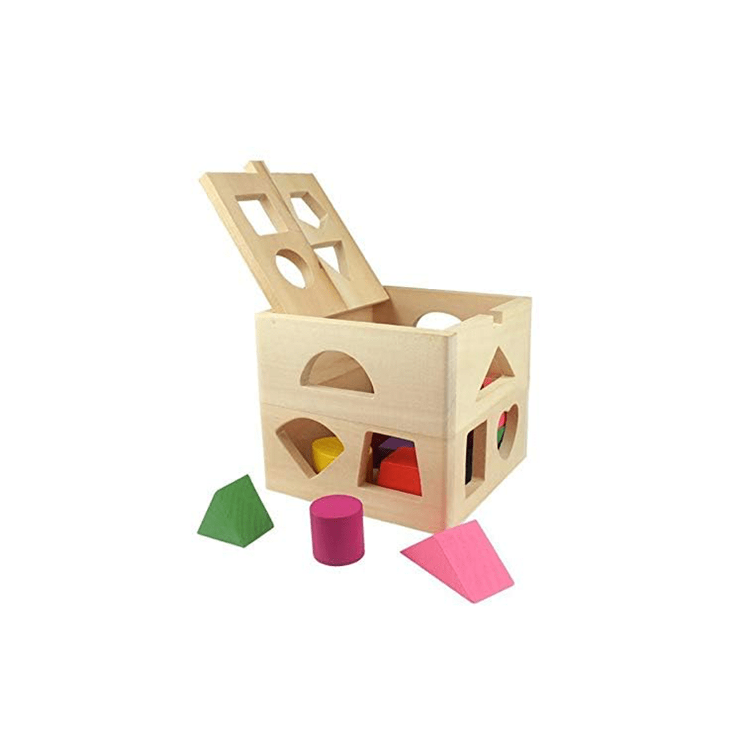 The Clever Clogs Toys The Clever Clogs 15 Shapes Sorter Box (3 Year+)