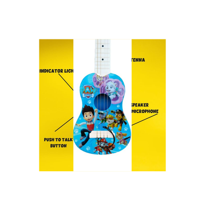 Toy Rush Guitar Musical Instrument for Beginners 4 String Guitar Toy for Kids, Small Toy (4 Year+)