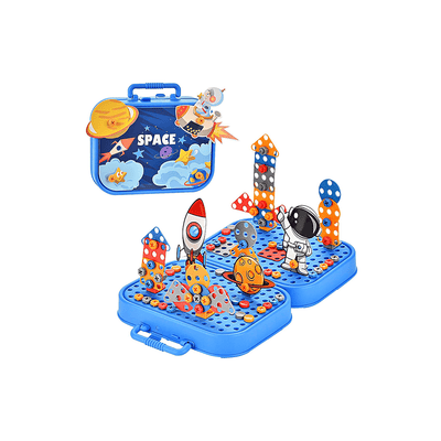 Baan Toys toys Baan Toys 3D Screw Puzzle Space Adventure Kids Drill Set Building Blocks Toys For Kids (3 Years+)
