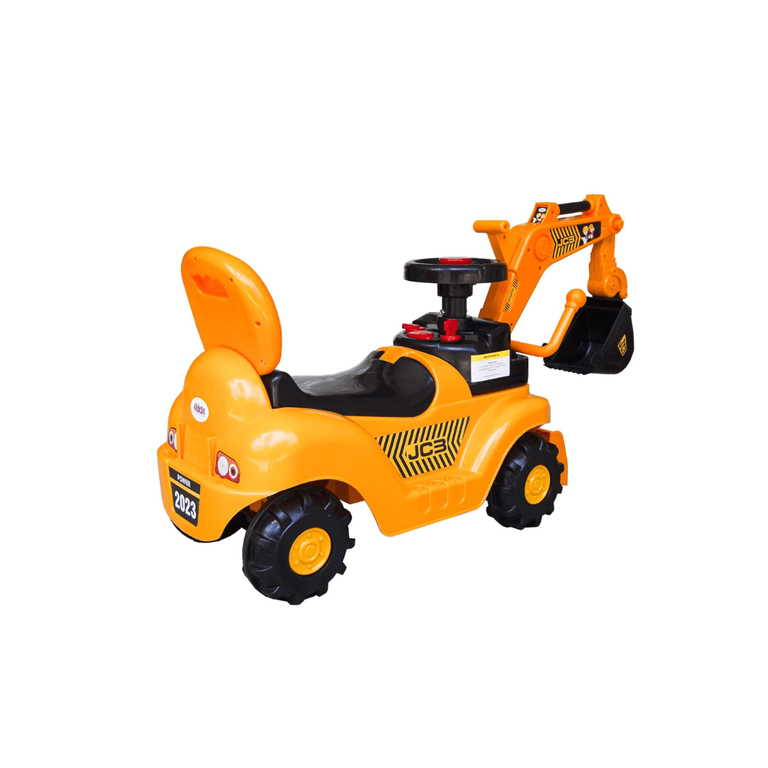 4kids Toys 4Kids JCB Ride-On Excavator Bulldozer Truck For Kids