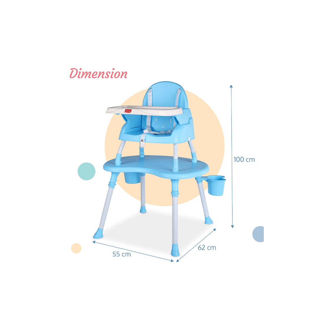 LuvLap Room Decors LuvLap 4 in 1 Convertible Baby High Chair For Kids