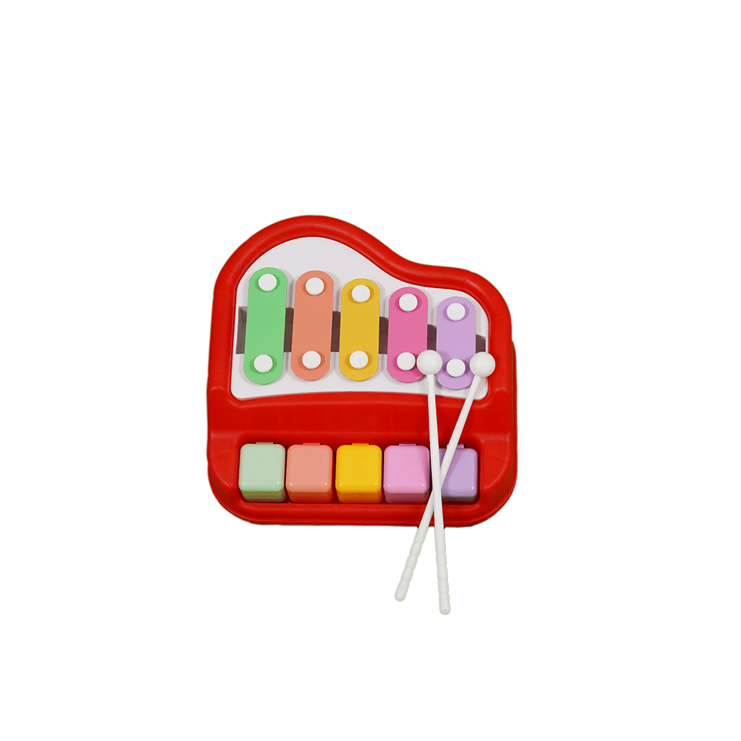 Baan Toys Toys Baan Toys Xylophone Cum Piano with 5 Multicolored Keys (18 Months+)