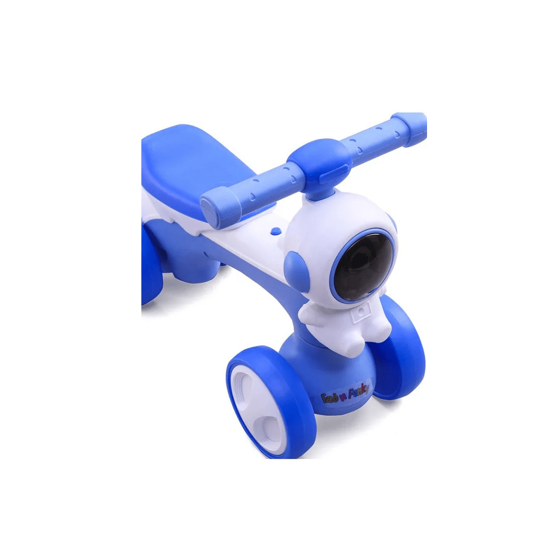 Baybee Toys Baybee Astronaut Shape Manual Push Ride on with LED Lights & Music For Kids