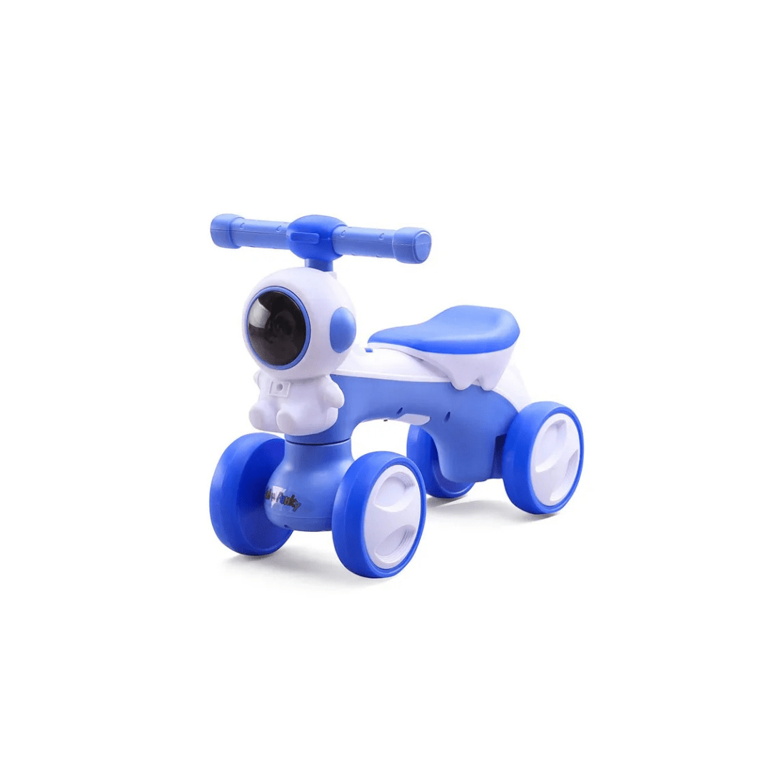 Baybee Toys Baybee Astronaut Shape Manual Push Ride on with LED Lights & Music For Kids