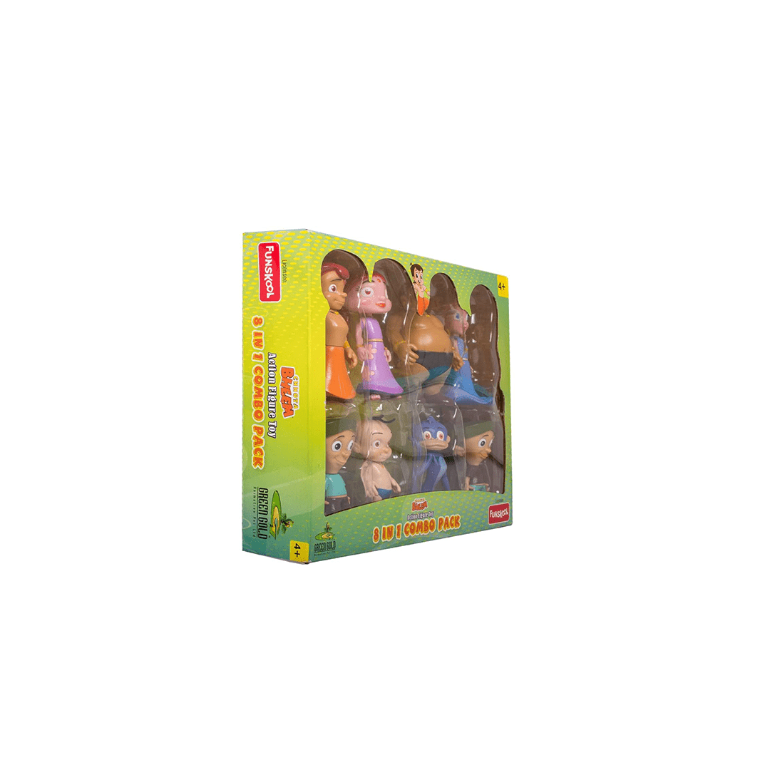 Funskool Toys Funskool 8-In-1 Combo Pack Chhota Bheem & Friends (4 Years+)