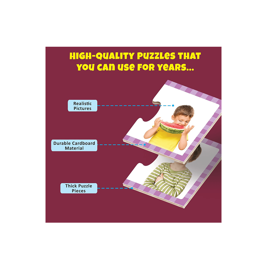 Little Berry Toys Little Berry Action Words Early Learning Puzzle for Kids (3-7 Years)