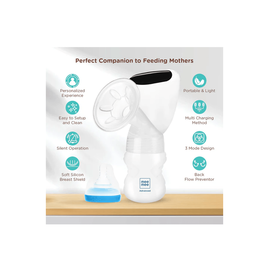 Mee Mee Other Gears Mee Mee Advanced Digital Electric Breast Pump with 3 Modes - Massage, Suction & Let-Down