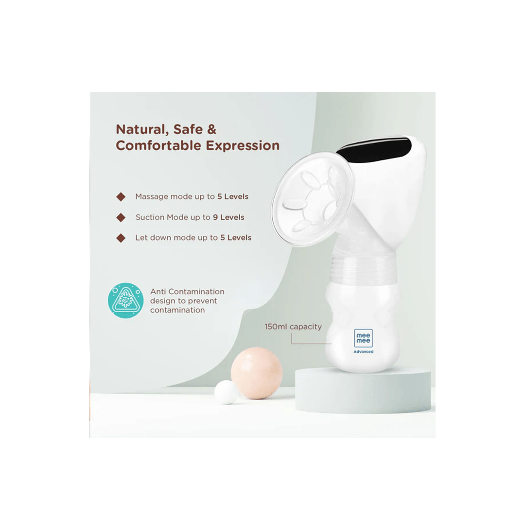 Mee Mee Other Gears Mee Mee Advanced Digital Electric Breast Pump with 3 Modes - Massage, Suction & Let-Down