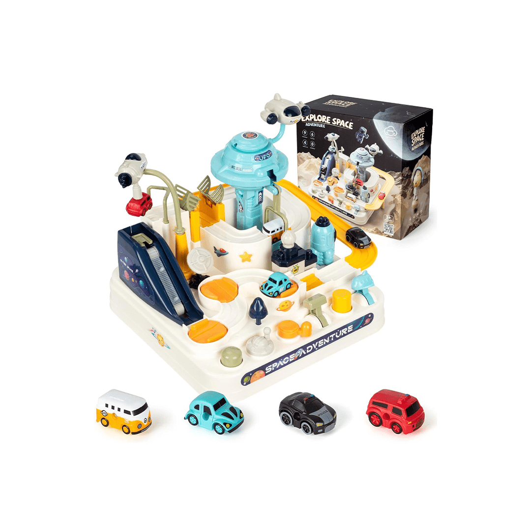 Baan Toys Toys Baan Toys Explorer Space Adventure Car Track Toys For Kids (3 Years+)