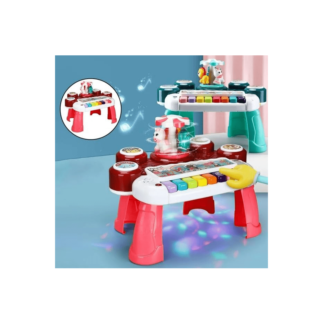 Baan Toys Toys Baan Toys Animal Concert Musical Animal Piano and keyword Toys with Flashing Light & Sound for Kid (2Years+)