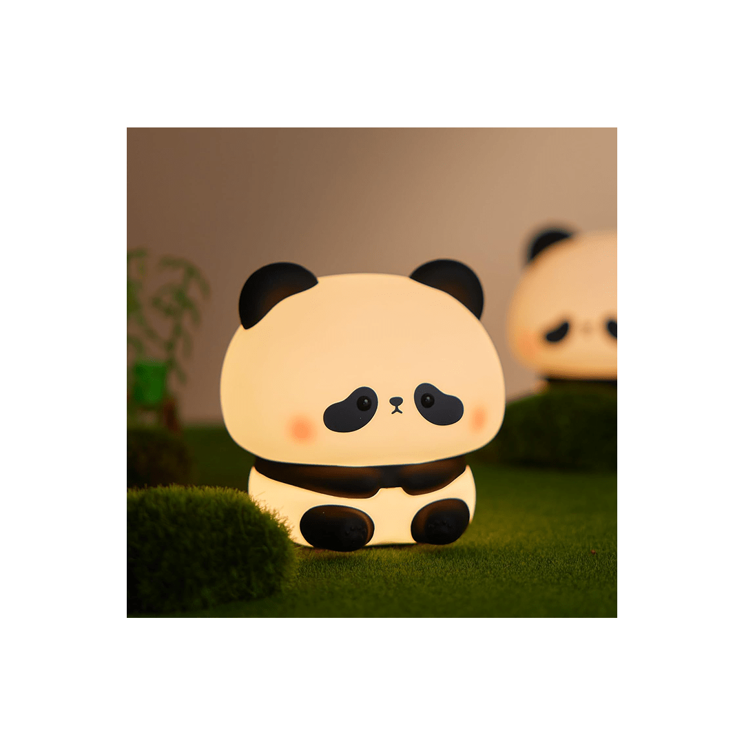 Burani Toys Toys Burani Toys Panda Cute Night Light, LED Panda Lamp, Dimmable Novelty Animal Light, Food Grade Silicone Squishy Nightlight, Light Up Desk Decor for Bedroom College Dorm For Kids (2 Years+)