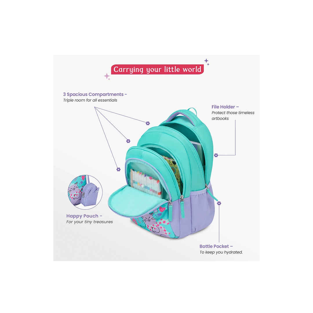 Genie Toys Genie Purrfect Small Backpack for Kids (4-7 Years)