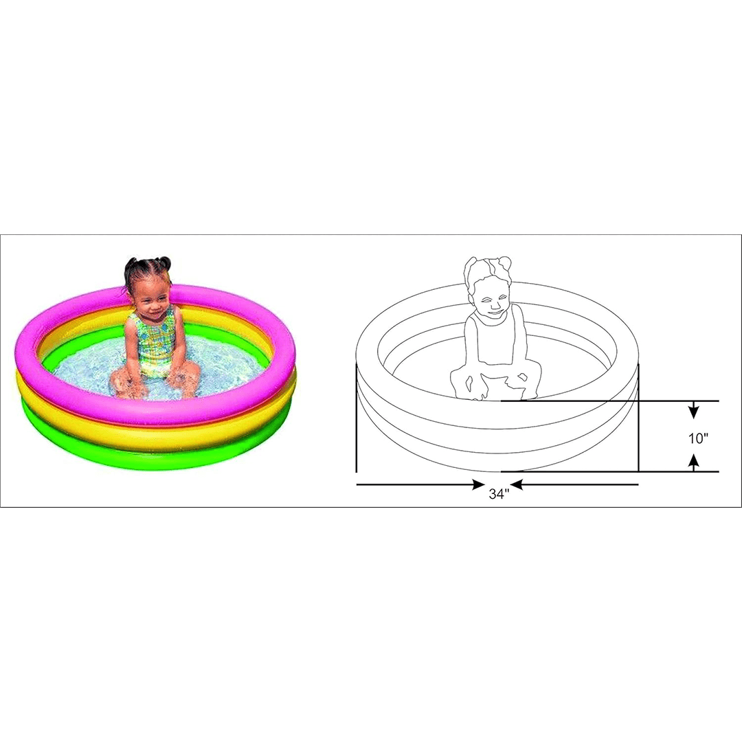 Intex Baby Care Intex Baby Bath Tub Multi Color For Kids (3 Years+)