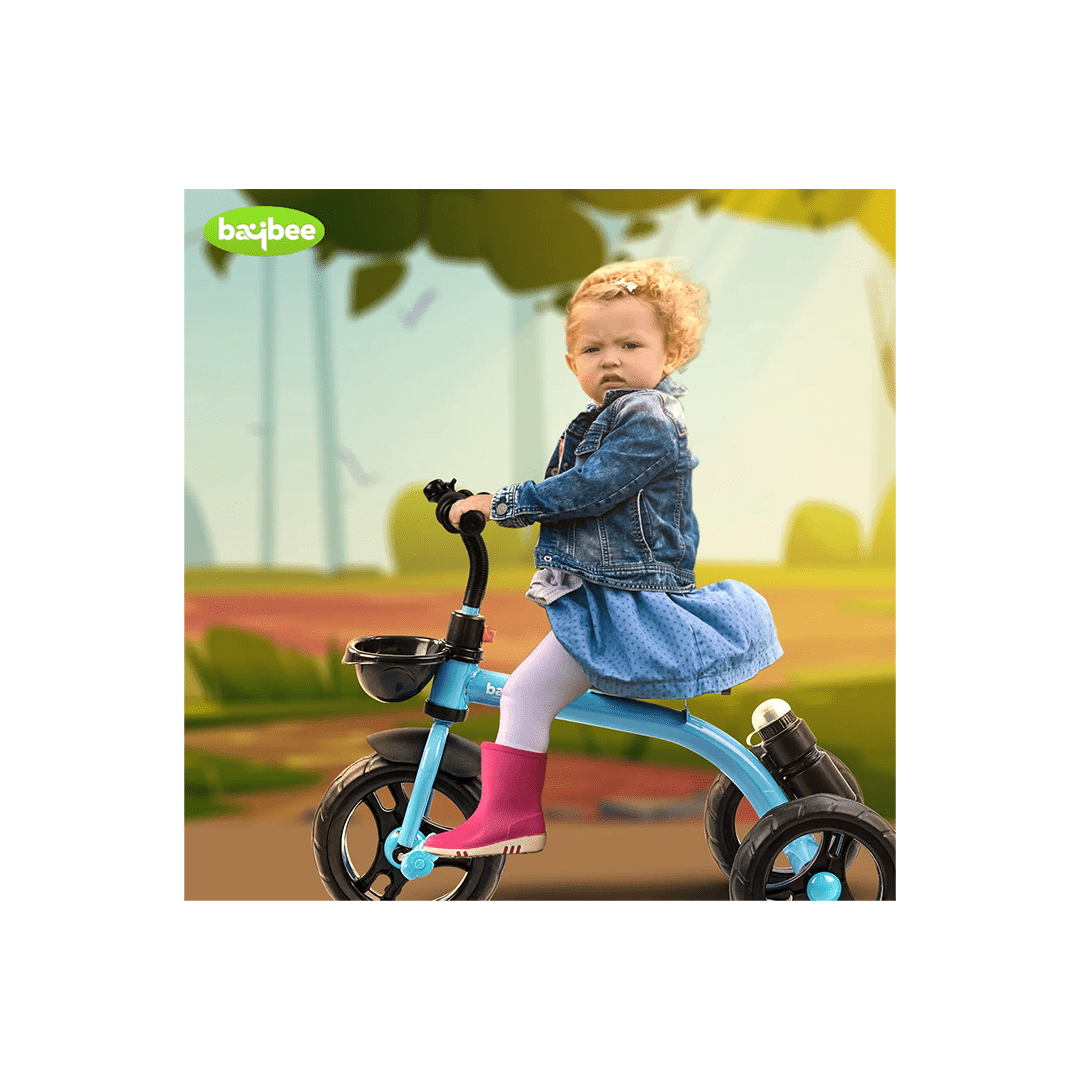 Baybee Ride-ons Baybee Maze Baby Tricycle for Kids with Height Adjustable, Storage Basket & Water Bottle For Kids (2-5 Years)