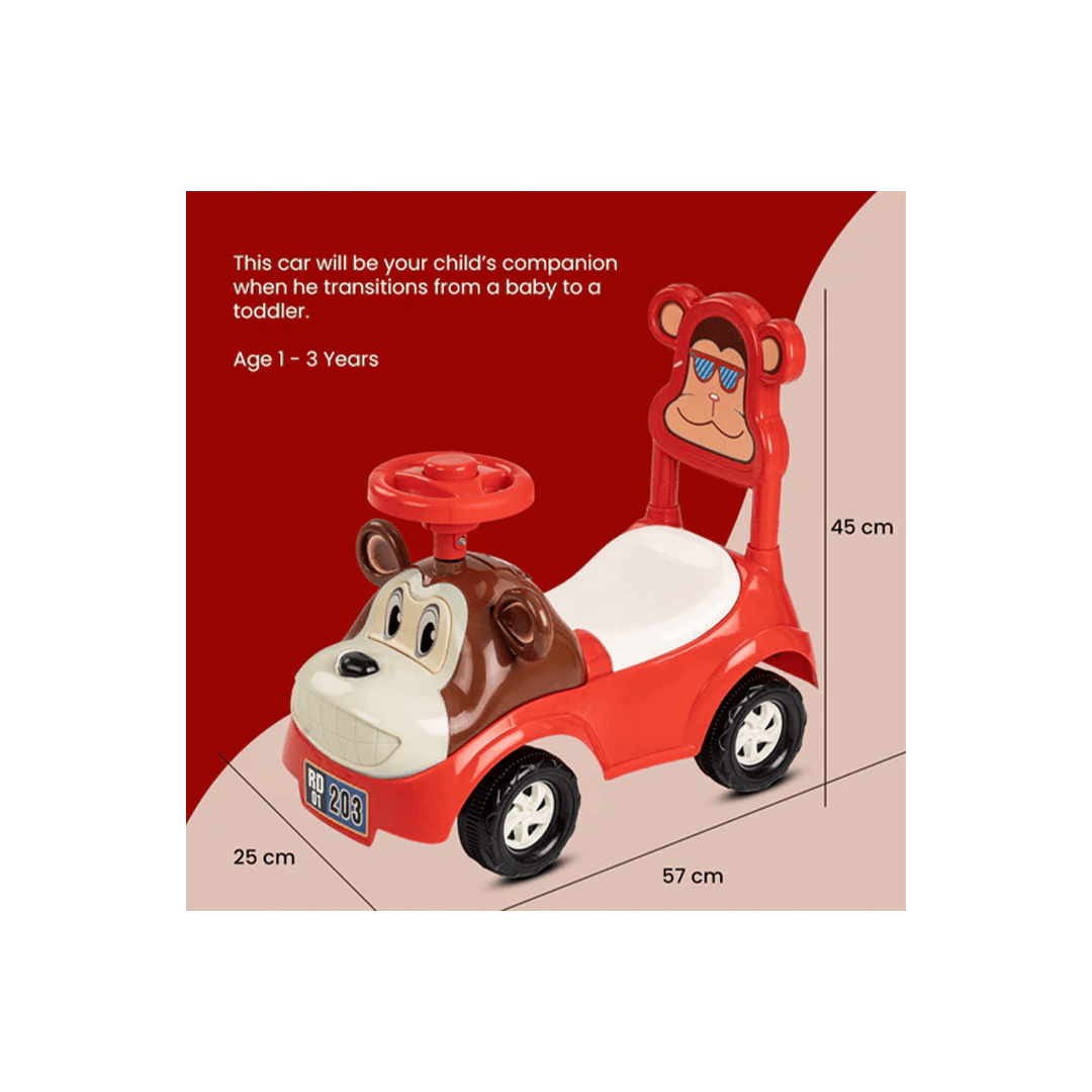 Baybee Ride-ons Baybee Noddy Push Ride on Baby Car for Kids with Music & Horn Button(1-3 Years)