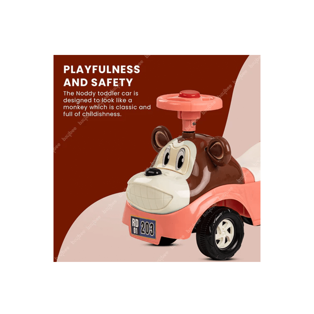 Baybee Ride-ons Baybee Noddy Push Ride on Baby Car for Kids with Music & Horn Button(1-3 Years)