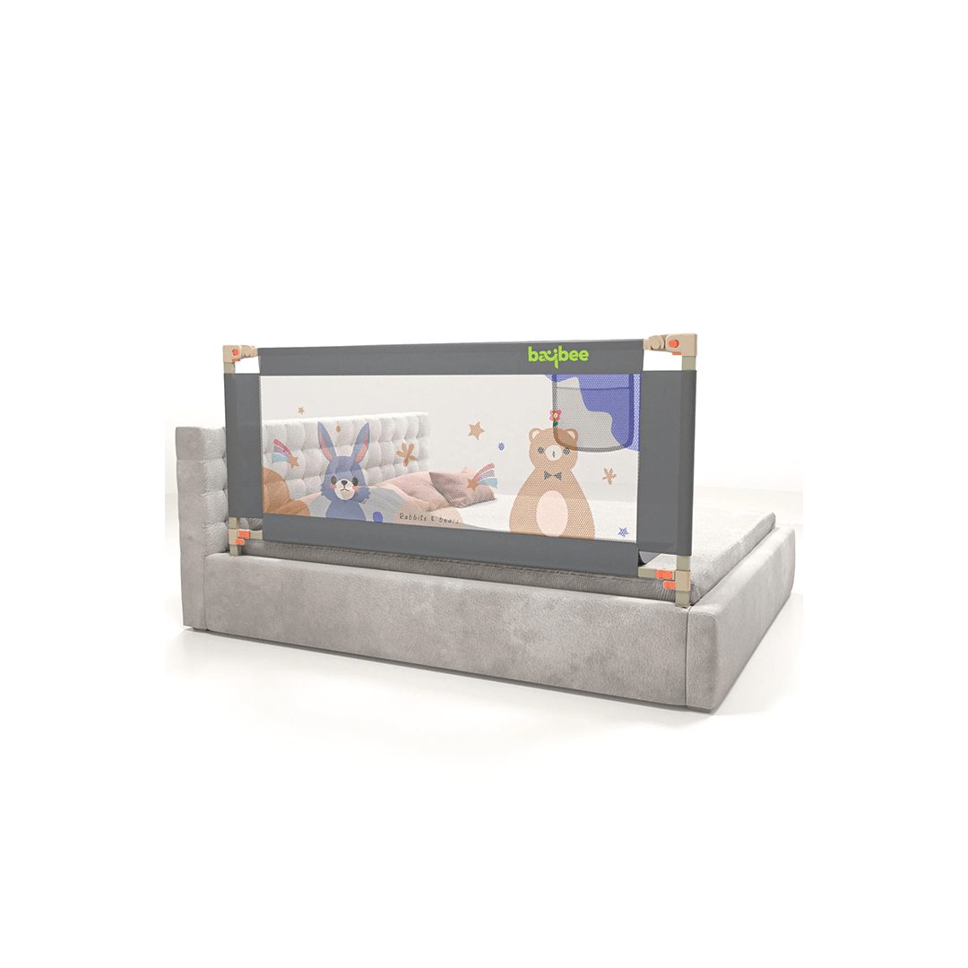 Baybee Other Gears Baybee Baby Bed Rail Guard for Baby Safety with 28 Height Adjustable, Portable Bed Side Protector for Baby Falling -150 x 80 cm