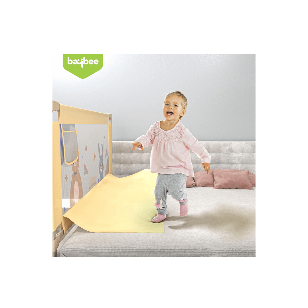 Baybee Other Gears Baybee Baby Bed Rail Guard for Baby Safety with 28 Height Adjustable, Portable Bed Side Protector for Baby Falling -150 x 80 cm