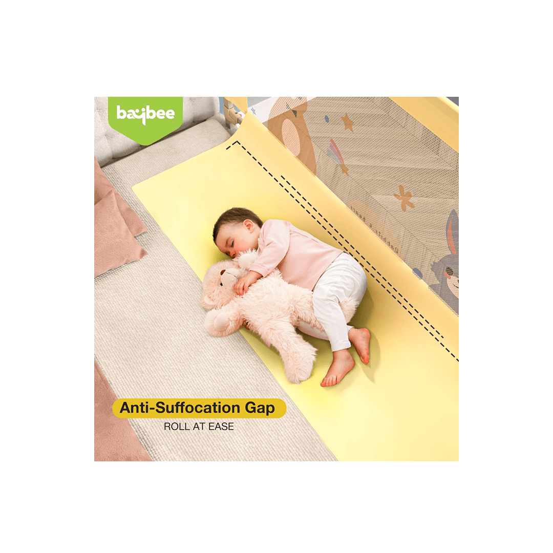 Baybee Other Gears Baybee Baby Bed Rail Guard for Baby Safety with 28 Height Adjustable, Portable Bed Side Protector for Baby Falling -150 x 80 cm