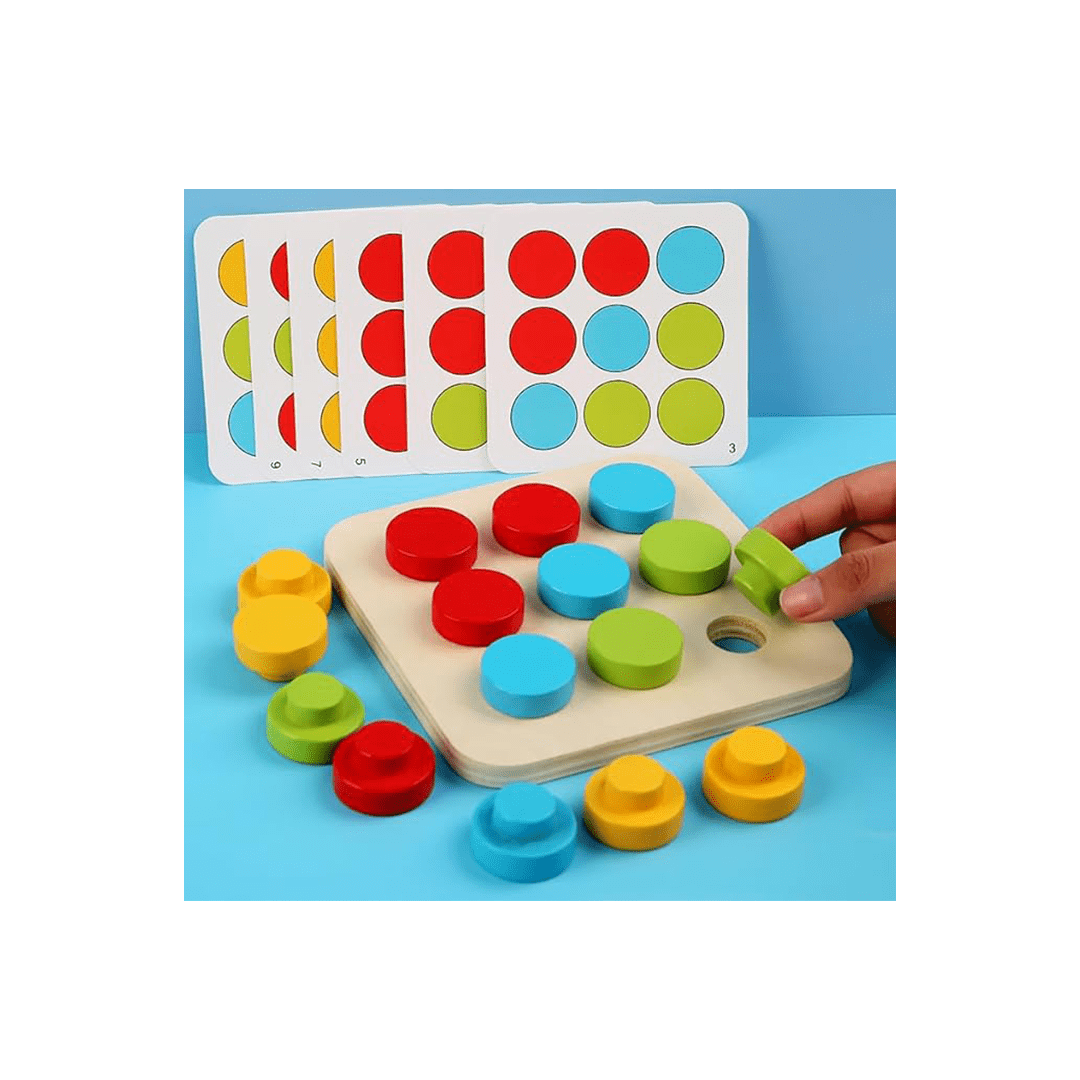 The Clever Clogs Toys The Clever Clogs Big Peg Mosaic (3 Years+)