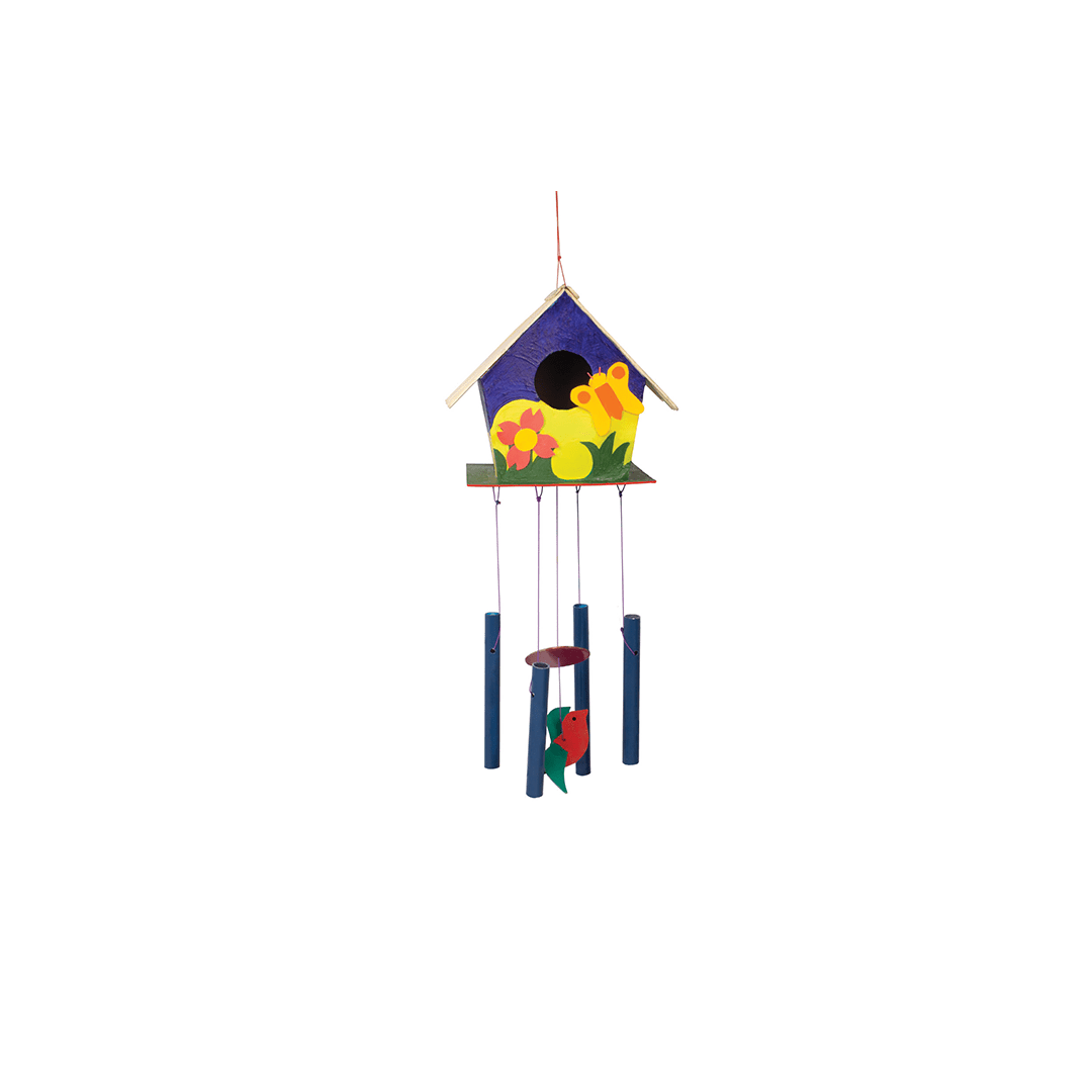 Funskool Art And Craft Kit Funskool Bird House And Wind Chime All In One - Blue (5 Years+)