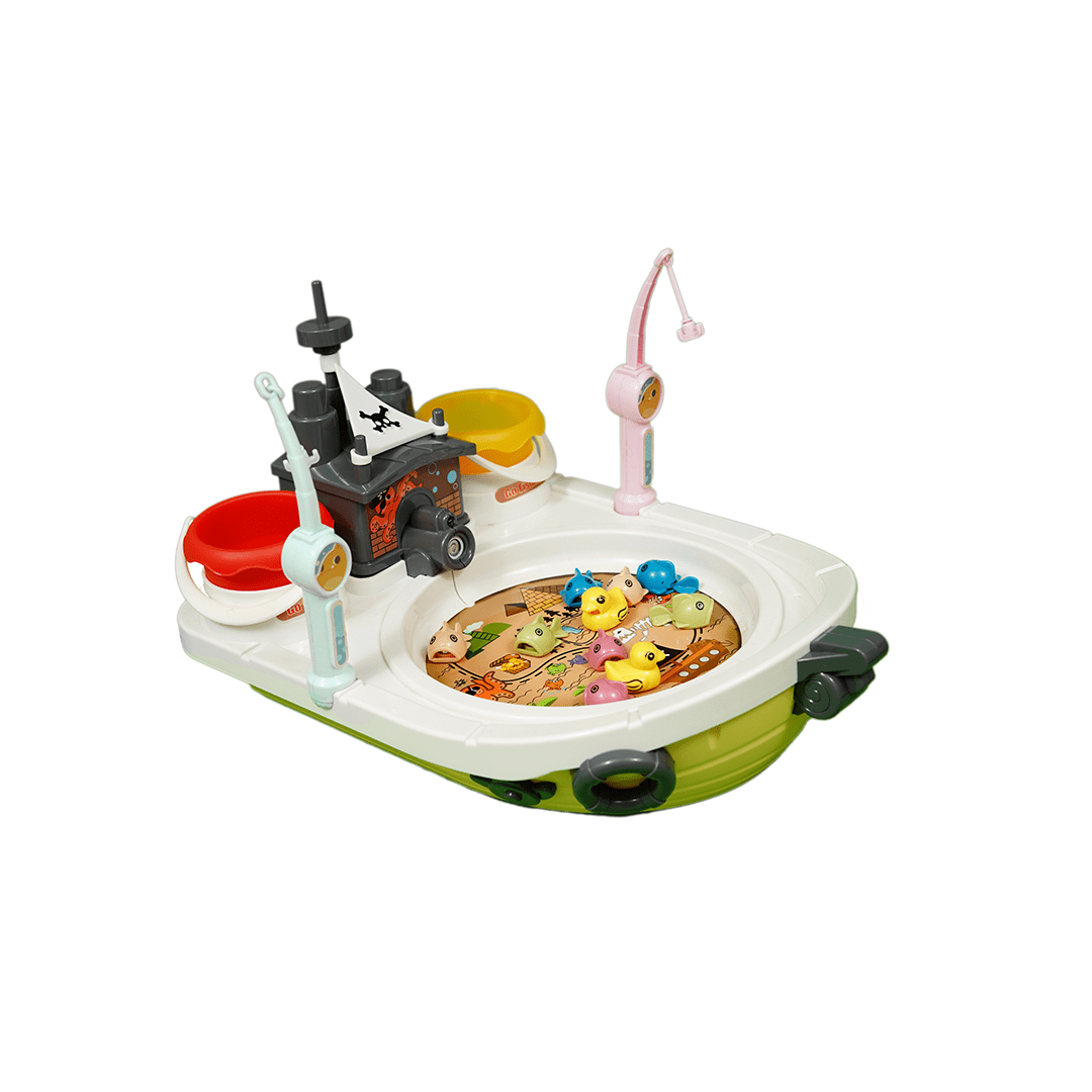 Baan Toys Toys The Magic Lamps Fishing Boat Bath Toy Set For Kids (3 Years+)