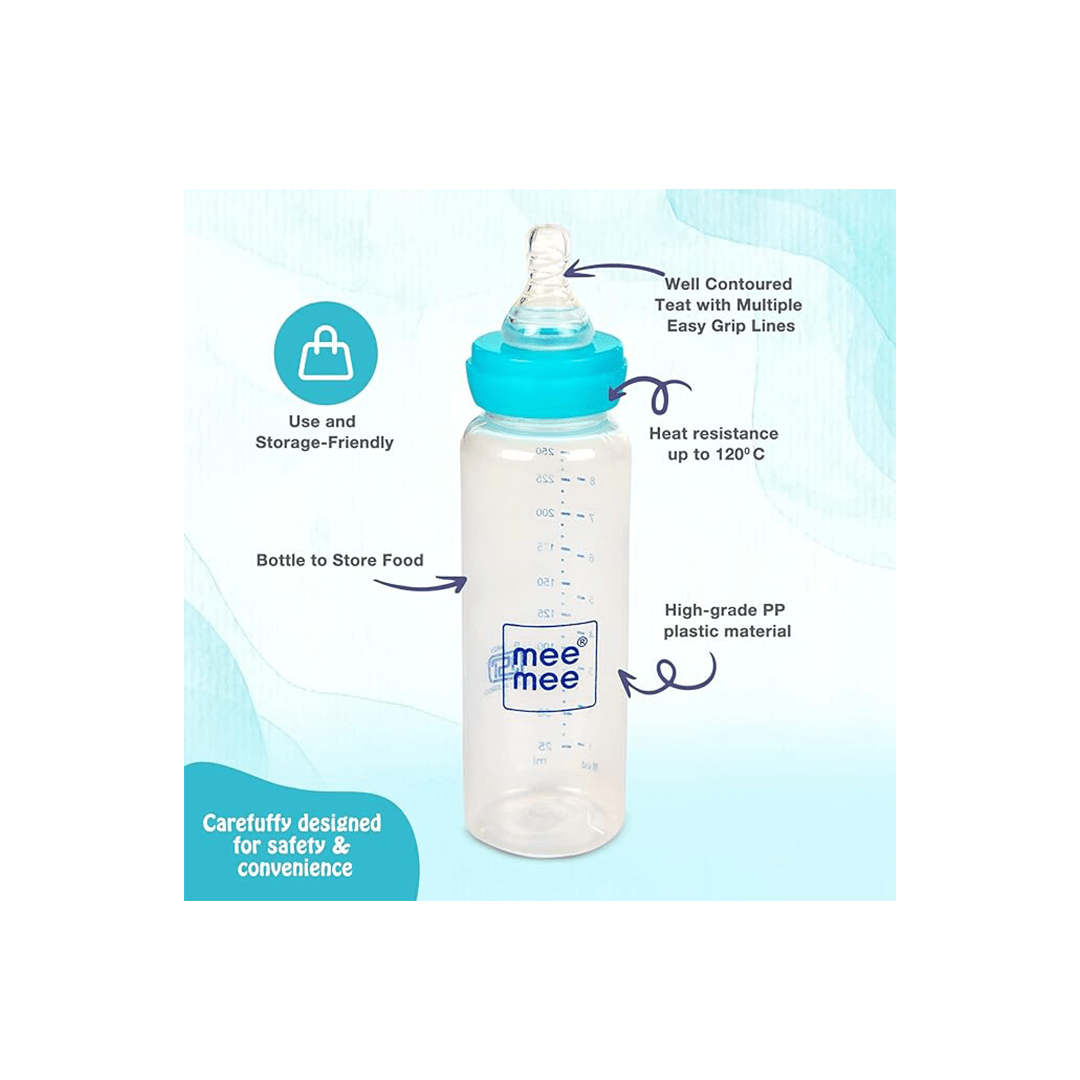 Mee Mee Feeding Products Mee Mee Baby Feeding Bottle with Spoon For Kids (3 Months+)