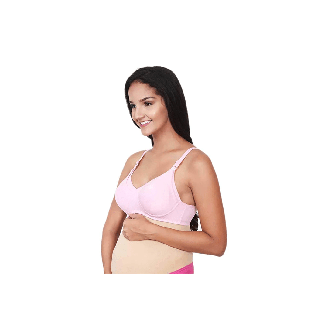 Mee Mee Maternity Products Mee Mee Premium Maternity Nursing Bra with Feeding Option | 100% Cotton Wire-Free Non Padded Feeding Bra for Moms