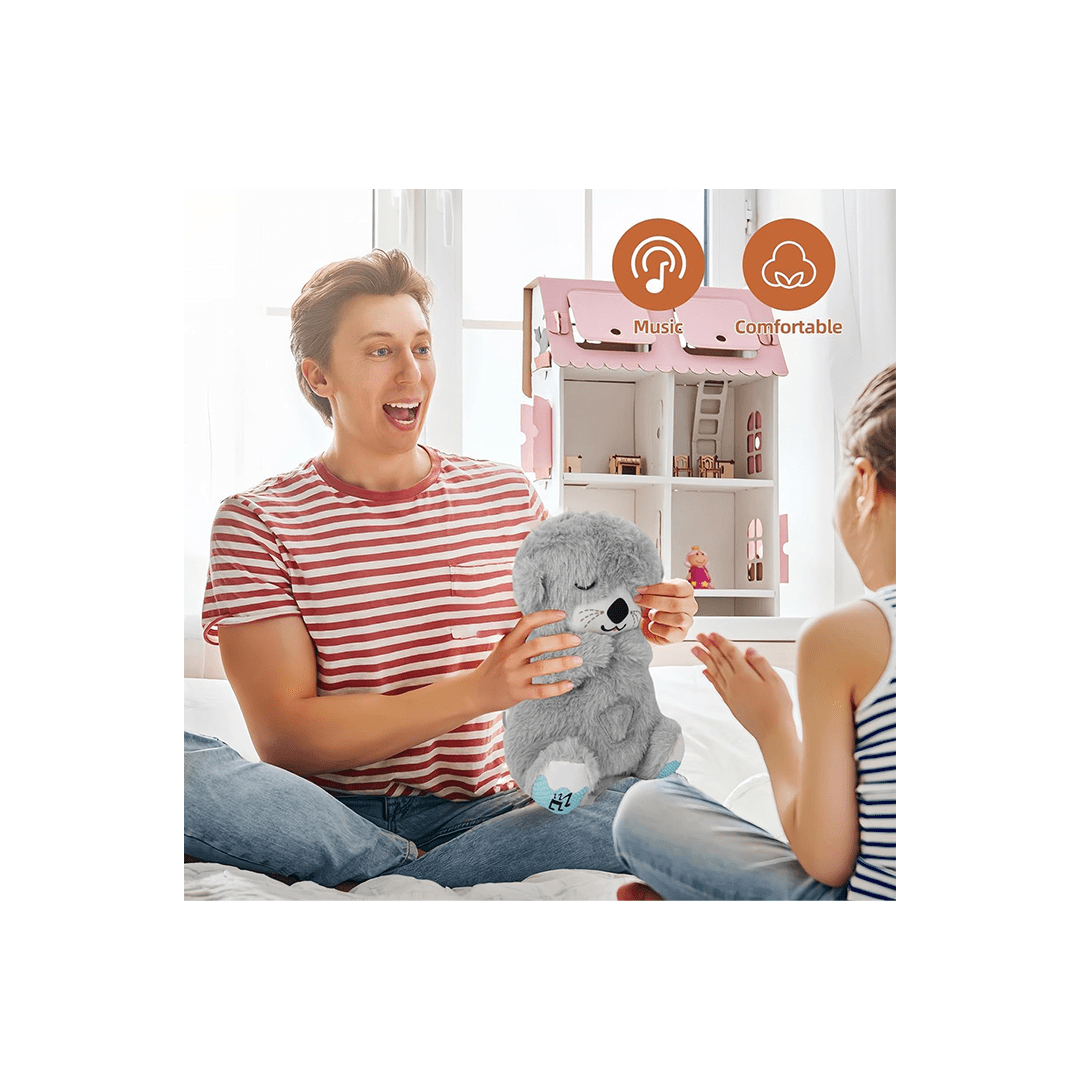 Baan Toys Toys Baan Toys Portable Plush Baby Toy with Music, Sounds, Lights and Breathing Motion, Breathing Teddy Toy with Lights For Kids (2 Years+)