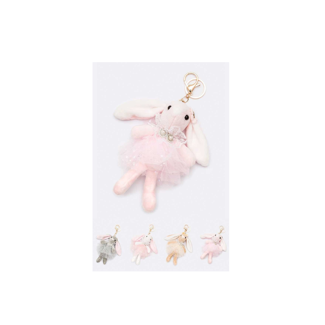 Bunny shaped keychain