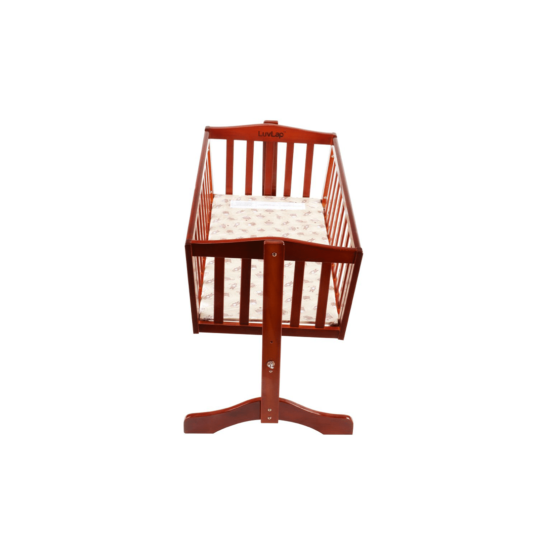LuvLap Room Decors Luvlap C-10 Baby Wooden Cot Cum Rocker , Baby Cradle For New Born (0-12 Months)