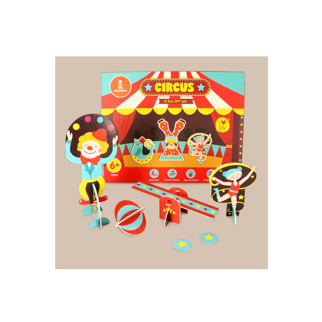 Shumee Toys Shumee DIY Circus 3D Activity Box - 6 Years+