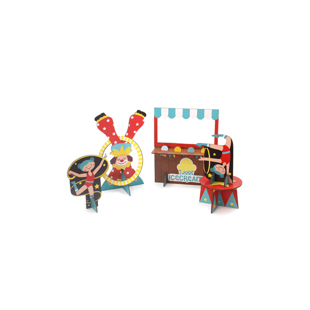 Shumee Toys Shumee DIY Circus 3D Activity Box - 6 Years+