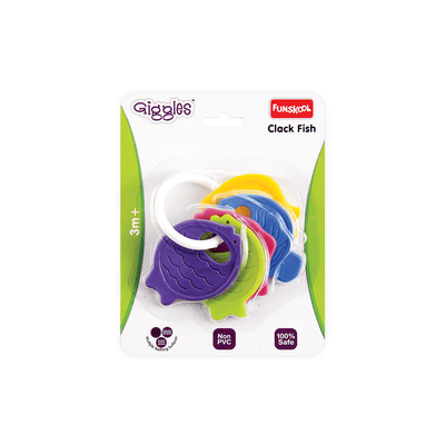 Funskool Toys Funskool Clack Fish (3-12 Months)