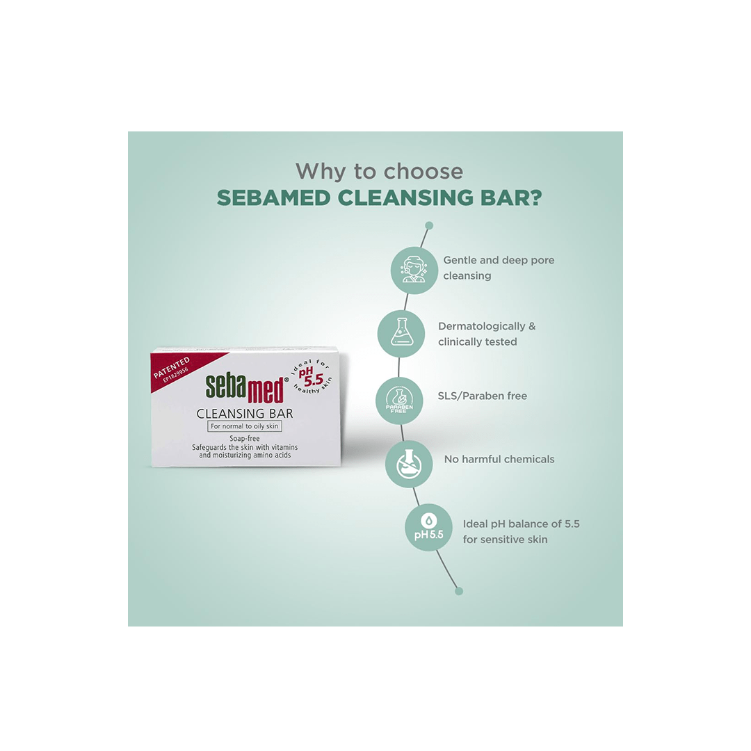 Sebamed Personal Care Sebamed Clear Face Cleansing Bar, Ph5.5 100gm