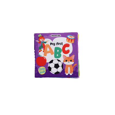 Dreamland Publications Books Dreamland My First Cloth Book ABC with Squeaker and Crinkle Paper Cloth Books (3 Months+)