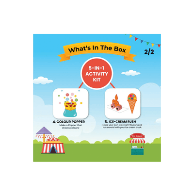 Smartivity Toys Smartivity Color Carnival | DIY Activity Kit (3 Years+)