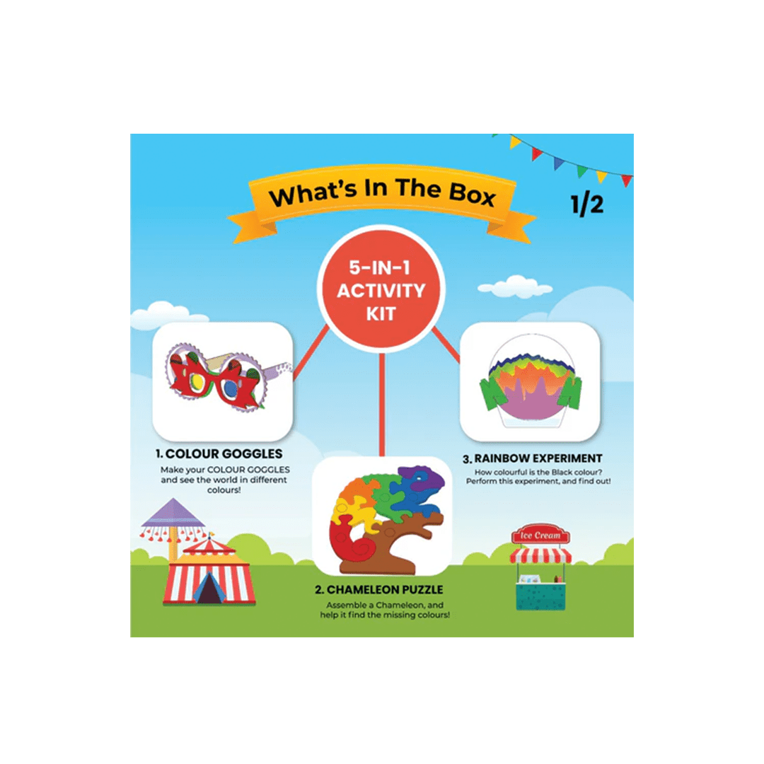 Smartivity Toys Smartivity Color Carnival | DIY Activity Kit (3 Years+)