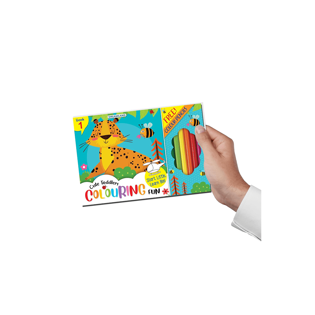 Dreamland Publications Books Dreamland Cute Toddlers Colouring Fun Book 1 for Kids (2 Years+)