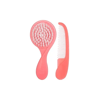 Mee Mee Clothing Mee Mee Easy Grip Soft Bristled Comb & Brush Set( 2 months+ )