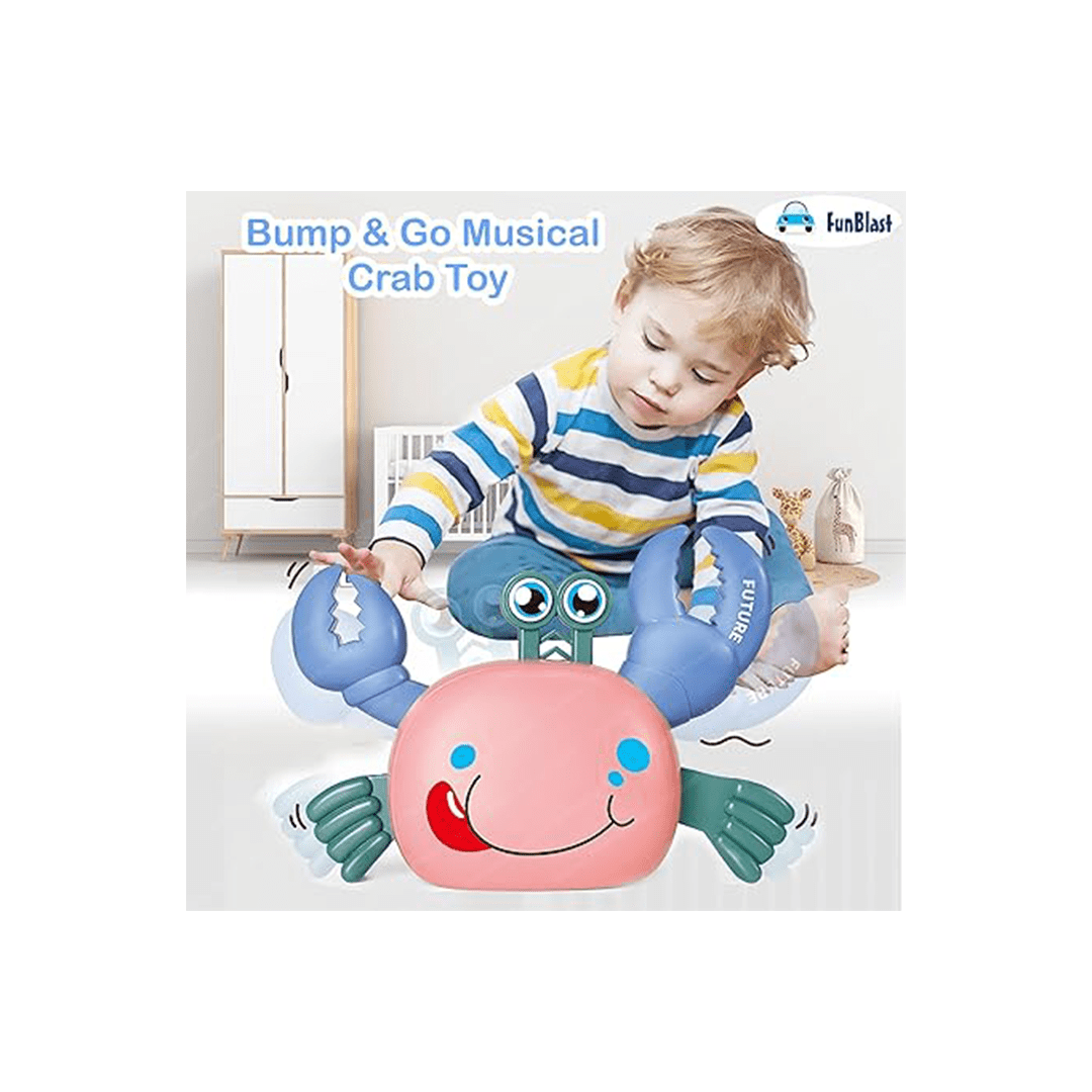 Baan Toys Toys Baan Toys Climbing Crab Toy for Kids, Battery Operated Baby Musical Toy with Lights, Walking Moving Toys for Babies (3 Years+)
