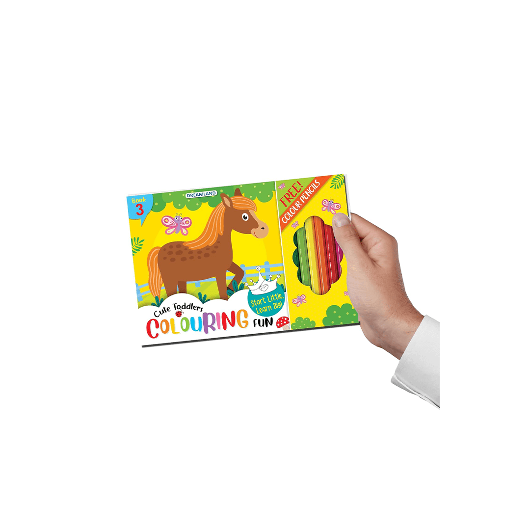 Dreamland Publications Books Dreamland Cute Toddlers Colouring Fun Book 3 for Kids (2 Years+)