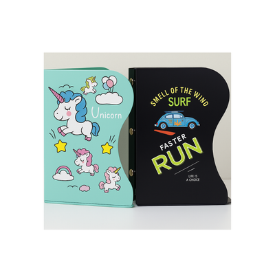 Cute Metal Bookend Stand for kids