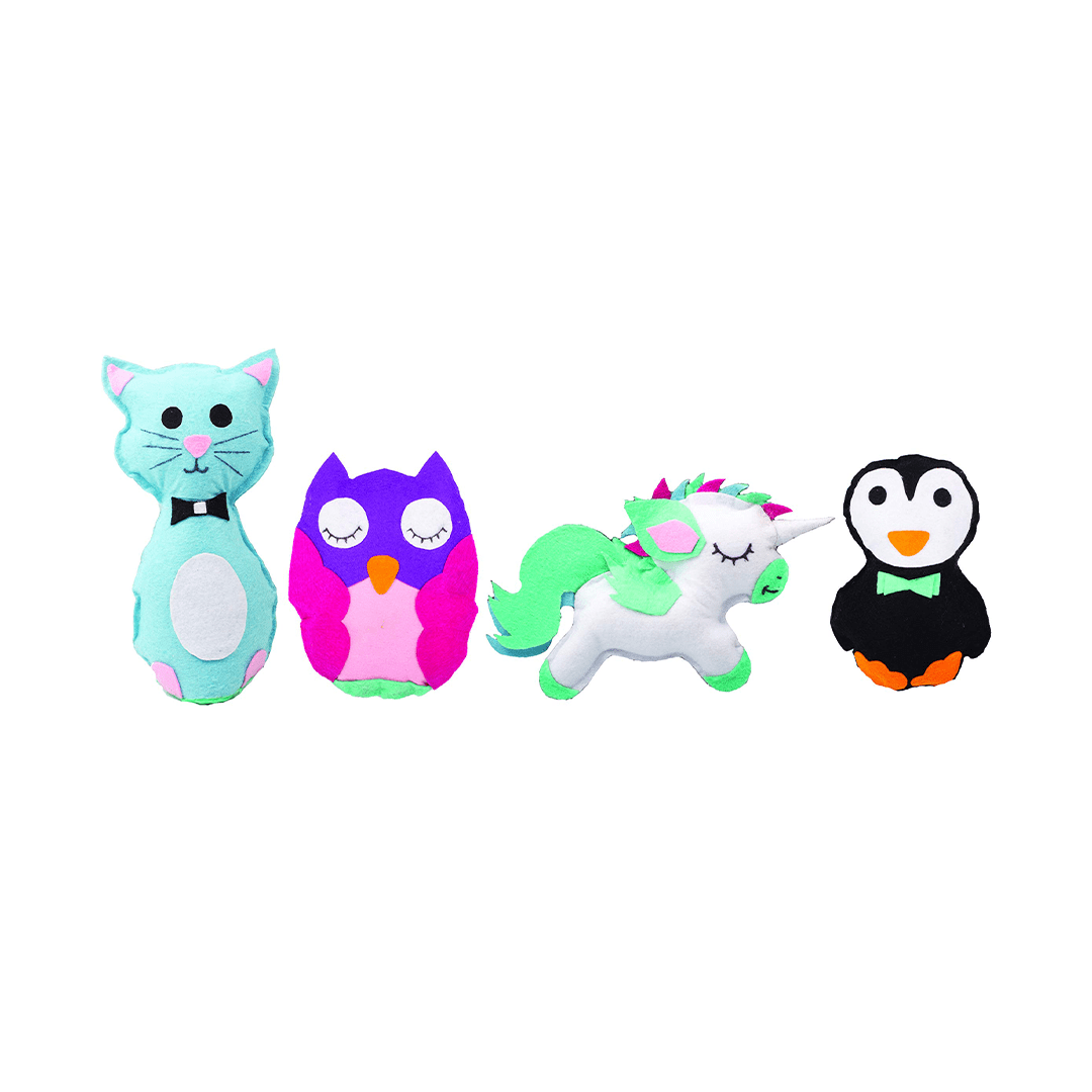 Funskool Art And Craft Kit Funskool DIY Plushies Animal Felt Stuffed Toys (5 years+)