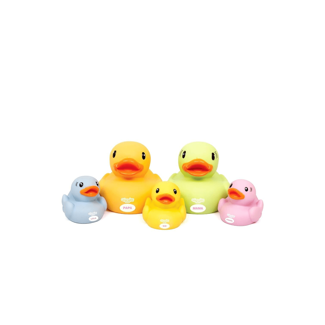 Funskool Toys Funskool Giggles Dazzling Duck Family Squeakers - Multicolor (6 Months+)