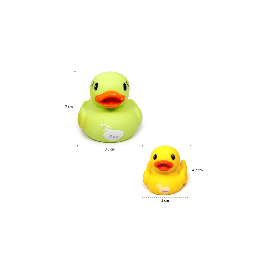 Funskool Toys Funskool Giggles Dazzling Duck Family Squeakers - Multicolor (6 Months+)