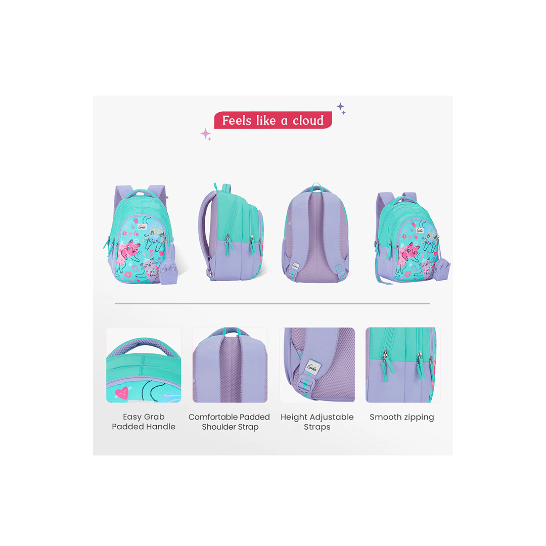 Genie Toys Genie Purrfect Small Backpack for Kids (4-7 Years)