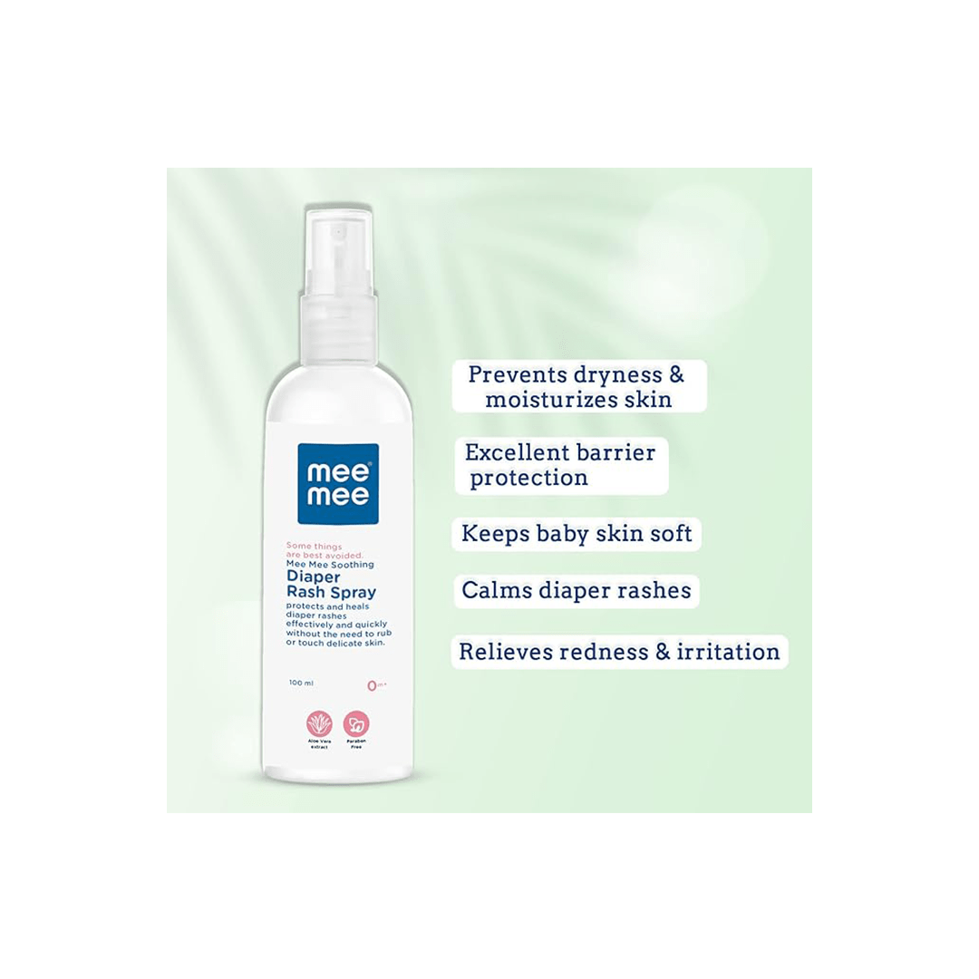 Mee Mee Baby Care Mee Mee Soothing Diaper Rash Spray 100ml (0-3 Years)