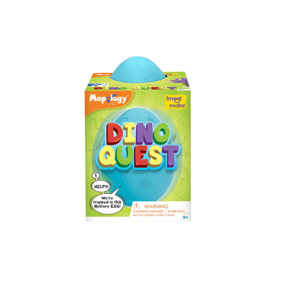 Imagimake Toys Imagimake Mapology Dino Quest - 3D Puzzle Dinosaur Toys - Surprise Dino Egg (5-7 Years)
